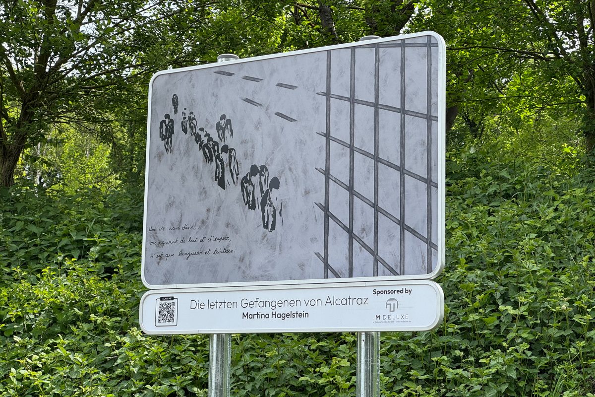 Kunstinstallation am Wegesrand