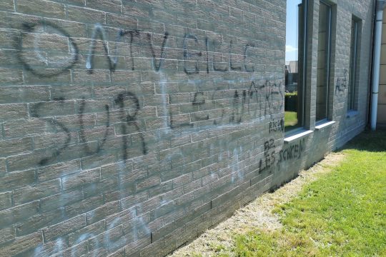 Schmierereien am Kelmiser Galmeibad