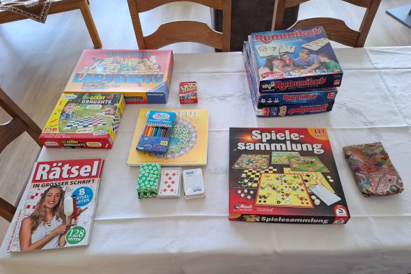 Gesellschaftsspiele und Rätselzeitschrift
