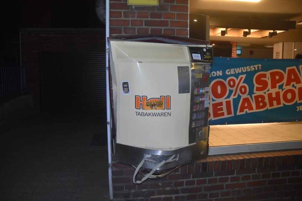 Zigarettenautomat in Herzogenrath gesprengt