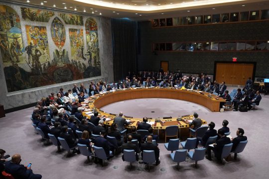 Sitzung des UN-Sicherheitsrates in New York