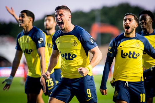 Die Union Saint-Gilloise hat mit dem Auswärtssieg in Antwerpen vorgelegt (Bild: Jasper Jacobs/Belga)