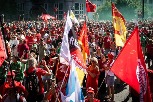 Aktionstag gegen Arizona-Regierung in Brüssel