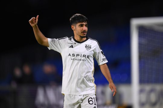 Bertan Caliskan beim Spiel bei Patro Eisden Maasmechelen am 18. April