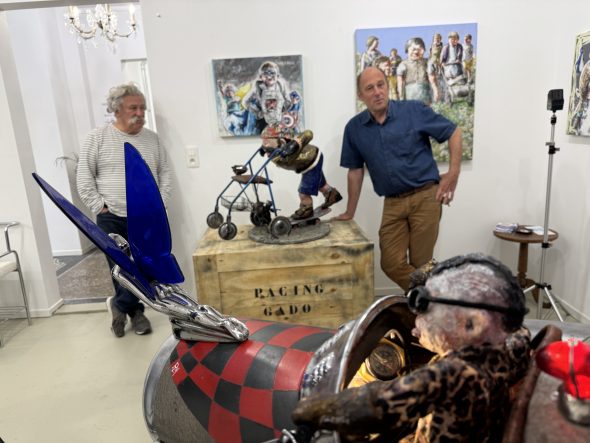 Ausstellung Robert Alonzi in der Galerie Fox Eupen (Bild: Simonne Doepgen/BRF)
