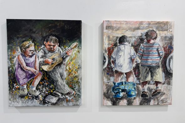 Ausstellung Robert Alonzi in der Galerie Fox Eupen (Bild: Simonne Doepgen/BRF)