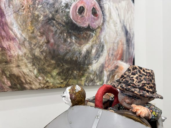Ausstellung Robert Alonzi in der Galerie Fox Eupen (Bild: Simonne Doepgen/BRF)