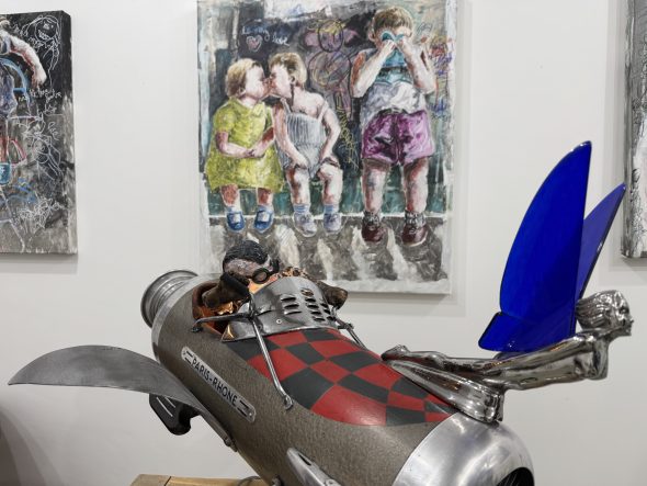 Ausstellung Robert Alonzi in der Galerie Fox Eupen (Bild: Simonne Doepgen/BRF)
