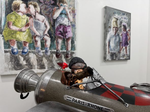 Ausstellung Robert Alonzi in der Galerie Fox Eupen (Bild: Simonne Doepgen/BRF)