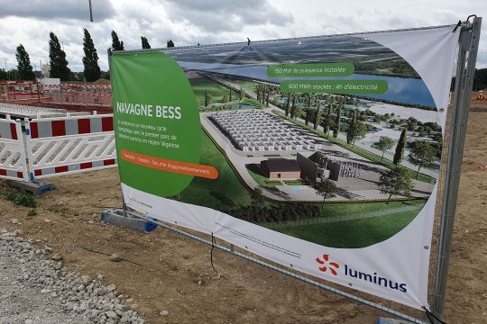 Luminus Batteriepark in Visé