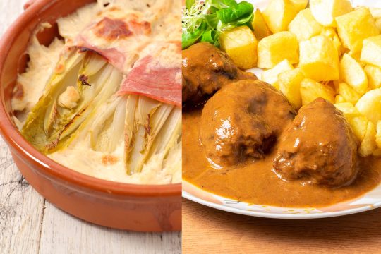 Chicoréeröllchen oder Lütticher Bouletten?