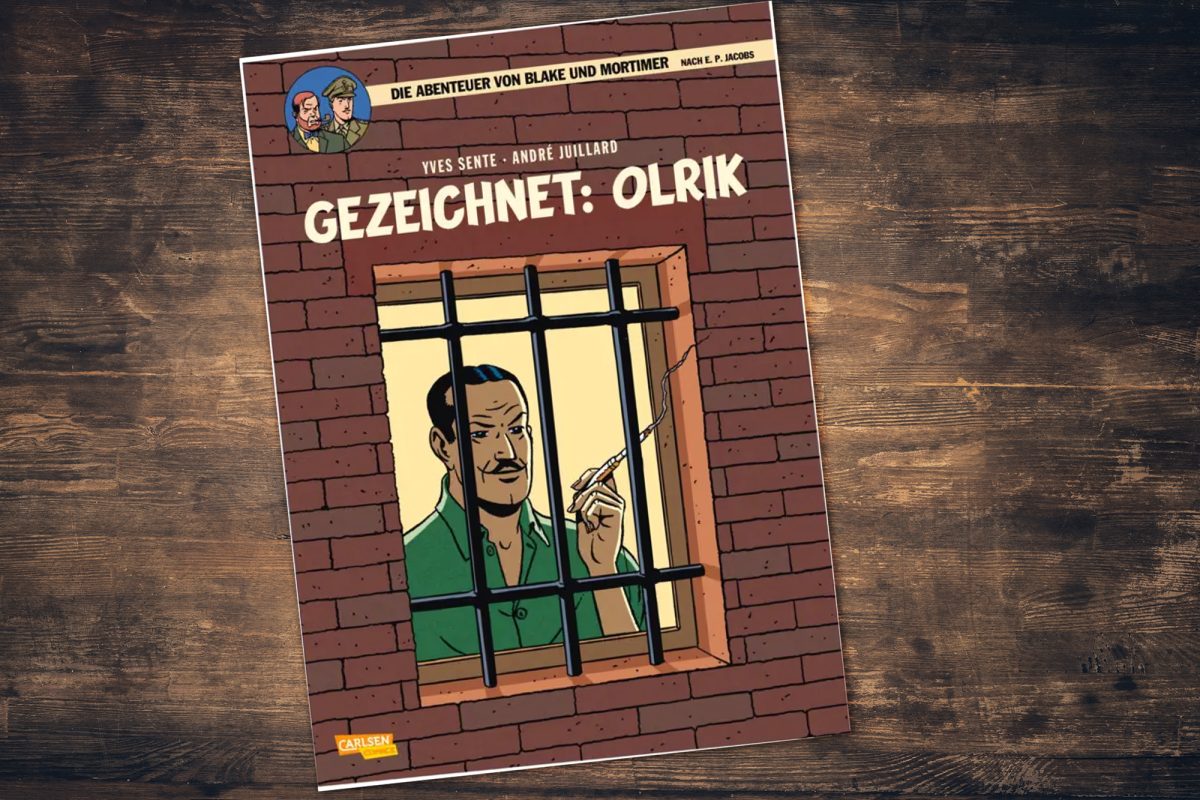 Yves Sente/André Juillard, Gezeichnet: Olrik, Blake und Mortimer Band 27. Hamburg 2025 (Carlsen Verlag), 64 Seiten