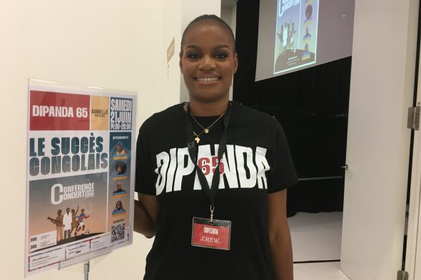 Isabelle Mbuyi, Organisatorin der Feier Dipanda 65 im Afrikamuseum in Tervuren.