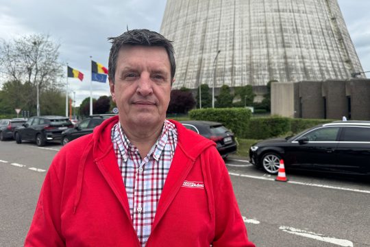 Eddy Quaino von der sozialistischen Polizeigewerkschaft CGSP