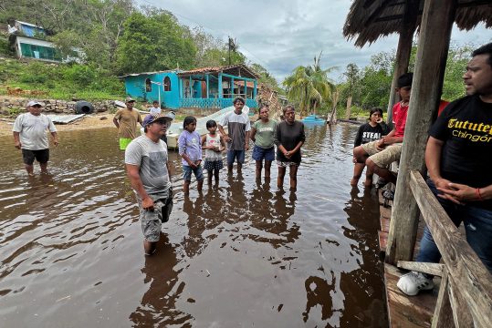 Hurrikan "Erick" hat in Mexiko Schäden angerichtet
