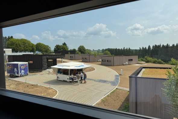 Chalets der neuen Ferienanlage in Wirtzfeld