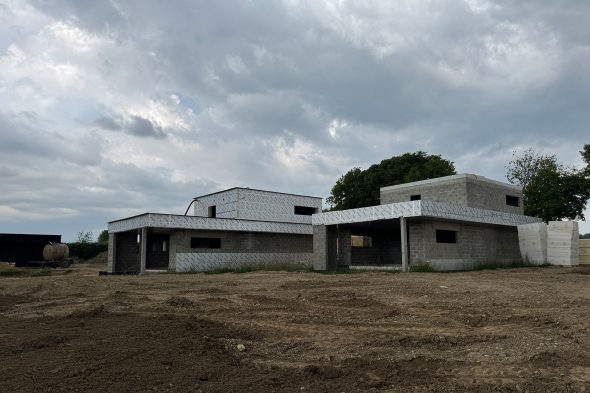 Chalets der neuen Ferienanlage in Wirtzfeld