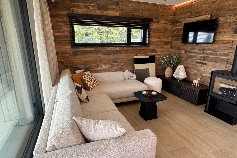 Chalets der neuen Ferienanlage in Wirtzfeld