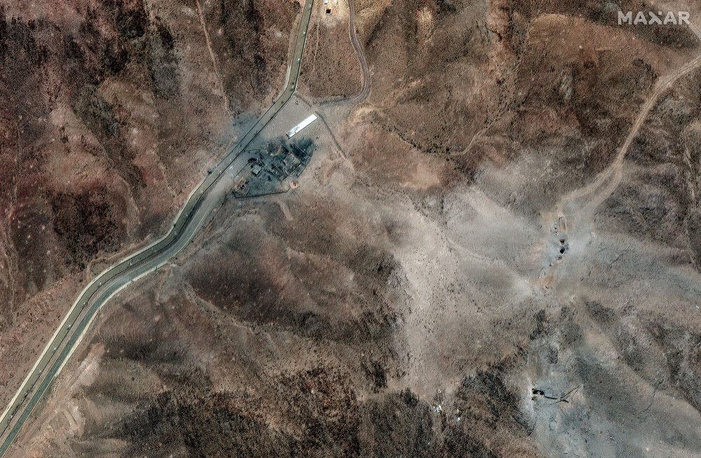 Die iranische Atomanlage Fordo nach dem US-Luftangriff
