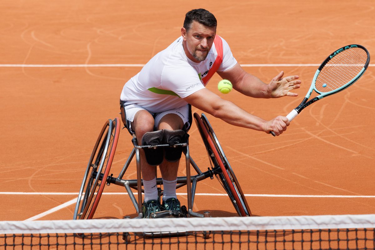 Joachim Gérard bei Roland Garros