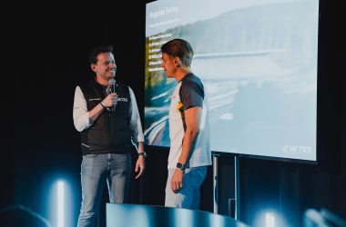 Julien Gillard und Augusto Farfus bei der Präsentation
