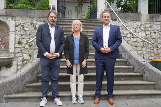 Luc Gillard, Katty Firquet und Oliver Paasch