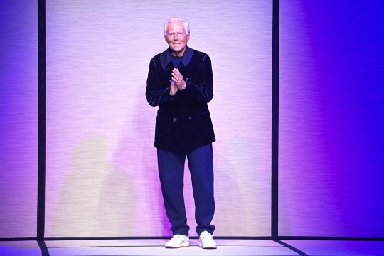 Designer Giorgio Armani