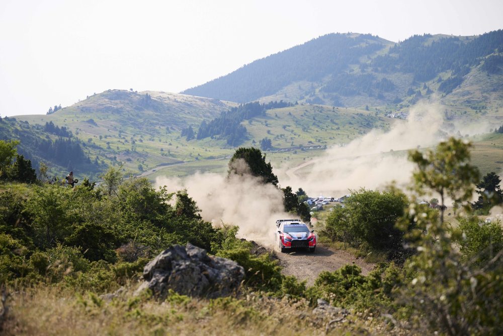 Ott Tänak/Martin Järveoja bei der Rallye Griechenland