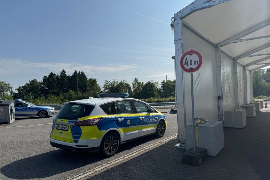 Grenzkontrollen auf Steinebrück