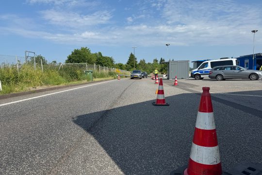 Grenzkontrollen auf Steinebrück