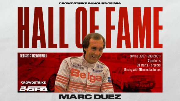 "Hall of Fame" des 24-Stunden-Rennens: Marc Duez