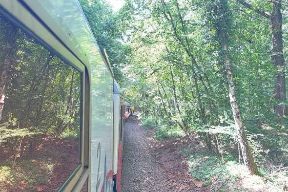 Historische Bahnfahrt und Bahnhofsfest in Raeren