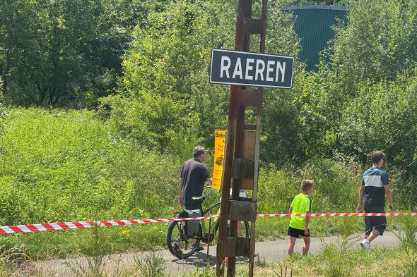 Historische Bahnfahrt und Bahnhofsfest in Raeren