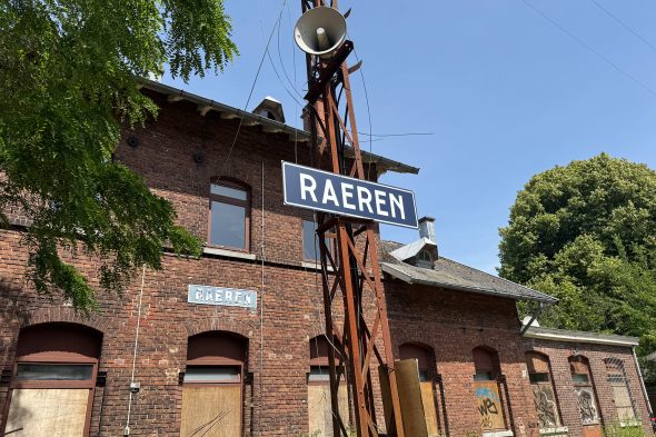 Historische Bahnfahrt und Bahnhofsfest in Raeren
