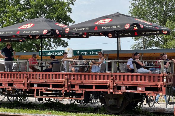Historische Bahnfahrt und Bahnhofsfest in Raeren