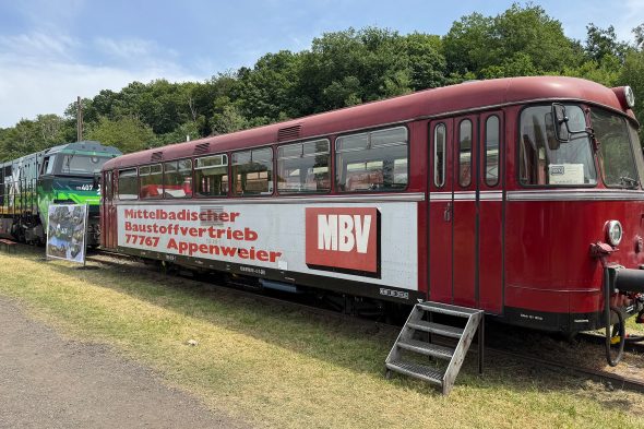 Historische Bahnfahrt und Bahnhofsfest in Raeren