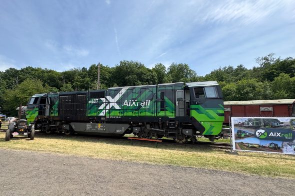 Historische Bahnfahrt und Bahnhofsfest in Raeren