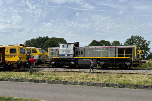 Historische Bahnfahrt und Bahnhofsfest in Raeren