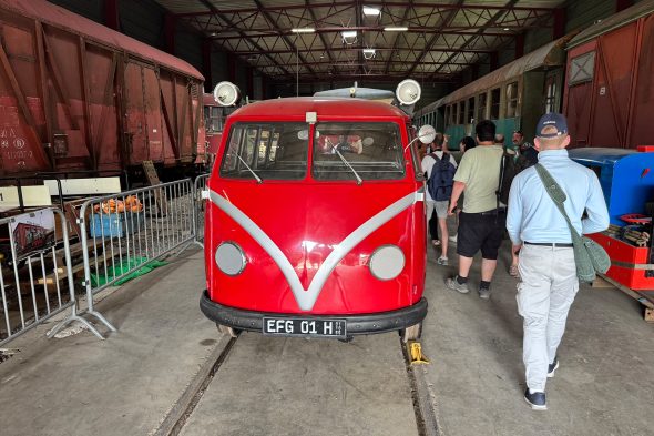 Historische Bahnfahrt und Bahnhofsfest in Raeren