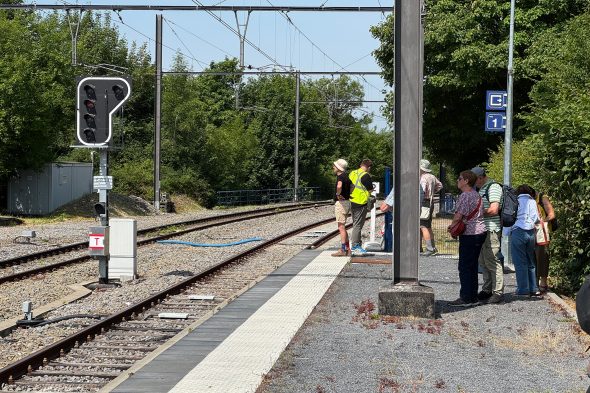 Historische Bahnfahrt und Bahnhofsfest in Raeren