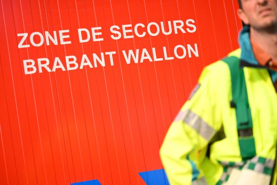 Feuerwehrmann der Hilfeleistungszone Wallonisch-Brabant