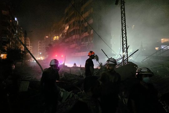 Israelische Angriffe auf Beirut