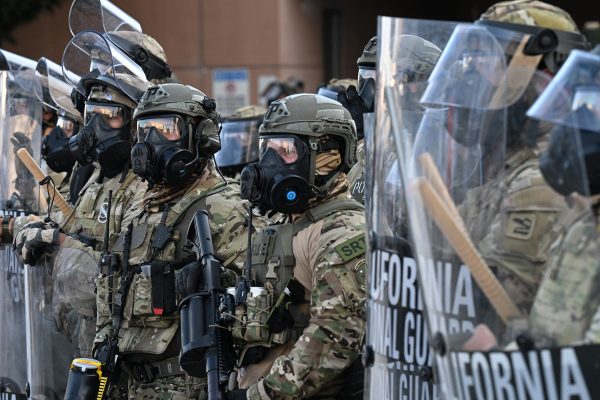 Soldaten der Nationalgarde in Los Angeles