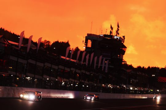 Nachttraining beim 24-Stunden-Rennen von Spa