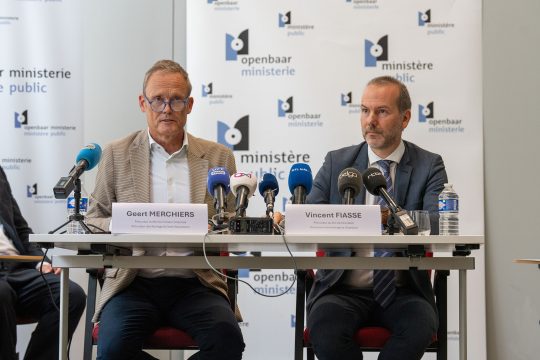 Pressekonferenz der Prokuratoren des Königs