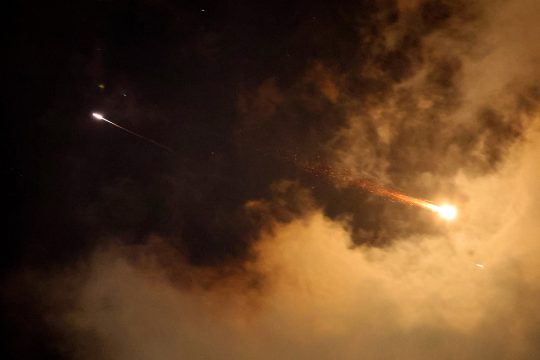 Abschuss einer Rakete