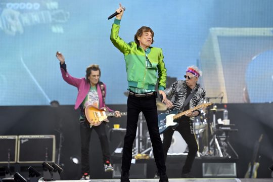 Die Rolling Stones am 14.7.2022 im König-Baudouin-Stadion in Brüssel
