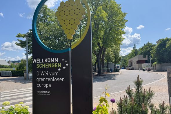40 Jahre Schengen-Abkommen - Willkommens-Denkmal