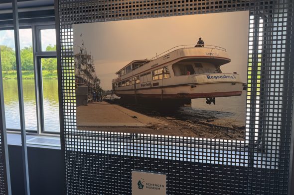 40 Jahre Schengen-Abkommen - Ausstellung auf dem Schiff