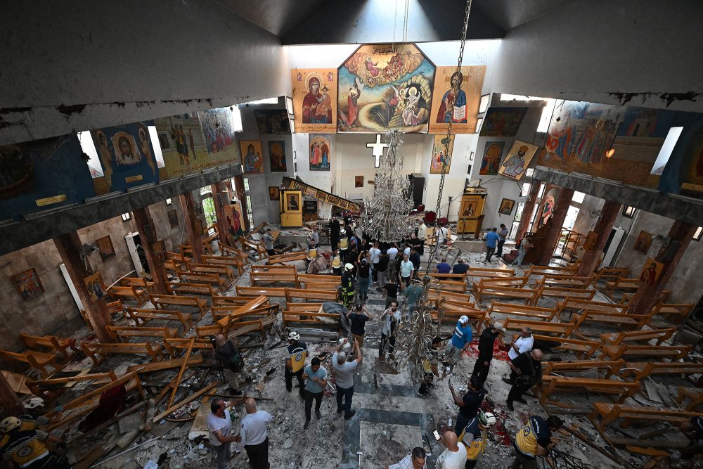 Selbstmordanschlag in einer Kirche in Damaskus
